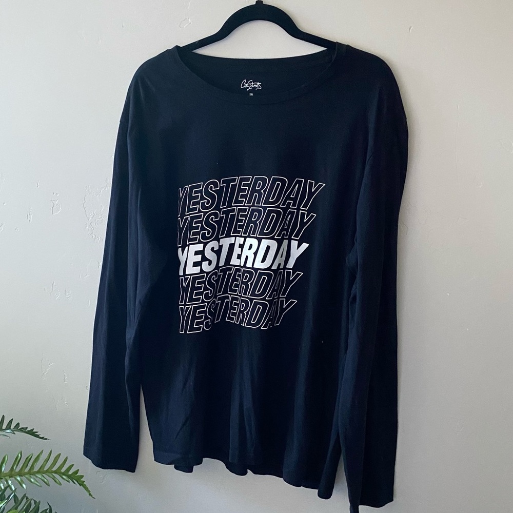 3/$15 “Yesterday” Long Sleeve Tee